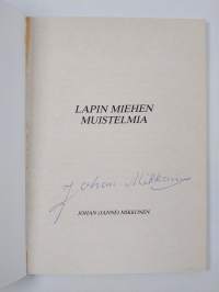 Lapin miehen muistelmia (signeerattu)