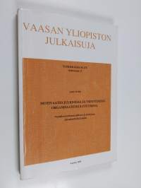 Motivaatio julkisessa ja yksityisessä organisaatiokulttuurissa : vertaileva tutkimus julkisen ja yksityisen sairaalan henkilöstöstä (signeerattu, tekijän omiste)