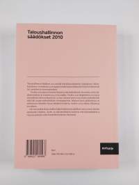 Taloushallinnon säädökset 2010