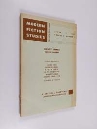 Modern fiction studies volume 3, number 1 - Henry James number