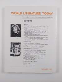 World literature today : A literary Quarterly of the university of Oklahoma summer 1983