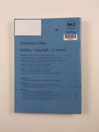 Sorbifolia vuosikerta 2016 (1-4)