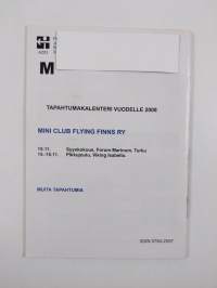 Mini Club Flying Finns jäsenlehti vuosikerta 2008 (1-4)