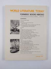 World literature today vol. 51 : A literary Quarterly of the university of Oklahoma summer 1977