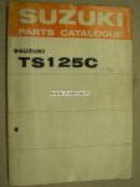 Suzuki TS125C parts catalogue -varaosaluettelo