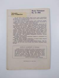 Herää valvomaan 12/1963