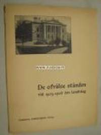 De ofrälse stånden vid 1905-1906 års landtdag