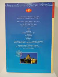 v.1995 ohjelma Savonlinnan Oopperajuhlat + libretto Lentävä hollantilainen