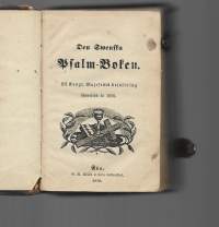 Den Svenska Psalm-boken  painettu Turussa 1876 nahkaknnet lukitus
