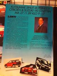 Citroen- Suzuki lehtiä 2 kpl. Numerot 1/ 89 ja 11 / 89