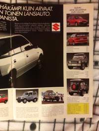 Citroen- Suzuki lehtiä 2 kpl. Numerot 1/ 89 ja 11 / 89