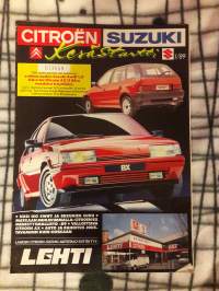 Citroen- Suzuki lehtiä 2 kpl. Numerot 1/ 89 ja 11 / 89