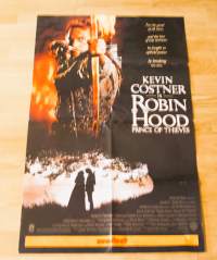 Robin Hood -Kevin Costner / Return to the Blue Lagon, - elokuvajuliste  ja Jon Knight juliste 80x54 cm taitettu kirjekokoon
