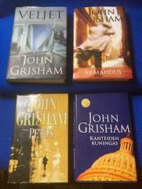 4 kpl John Grisham -dekkareita