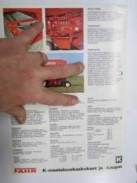 Fahr M 750 leikkuupuimuri -myyntiesite