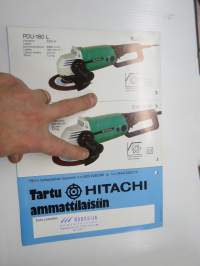 Hitachi sähköhiomakoneet -myyntiesite