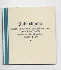 Juhlailtama / Wanha Ylioppilastalo 1928