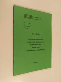 A critical analysis of supervisory approach on scientific basis : reflective, professional supervision