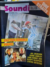 Soundi 11/1982 Captain Sensible, Police, Joe Jackson, David Lindley, King Sunny Ade
