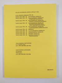 Opinto-opas 1994-95 : Lääketieteellinen tiedekunta, Oulun yliopisto