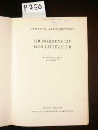 Ur Nordens liv och litteratur - ruotsin kielen lukemisto + sanasto (2 kirjaa)