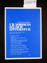 Ur Nordens liv och litteratur - ruotsin kielen lukemisto + sanasto (2 kirjaa)