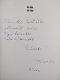 Russa, russa! (signeerattu, tekijän omiste)