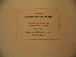 Suzuki 1982 2/2wiring diagrams