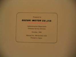 Suzuki 1982 (2/2) 4-stroke service data