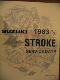 Suzuki 1983 (1/2) 4-stroke service data