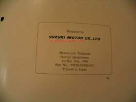 Suzuki special service tools catalog 1990