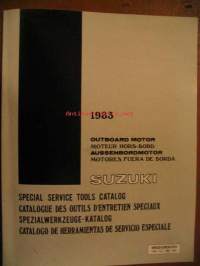 Suzuki 1983 Outboard motor special service tool catalog