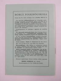 Borgå folkhögskola : läsaren 1963-1964 och 1964-1965