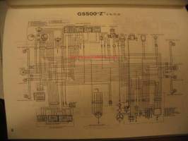 Suzuki Motorcycles 1982 1/2 Wiring Diagrams 