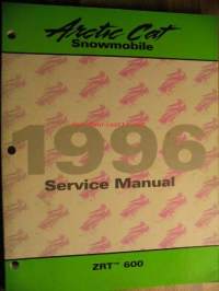 Arctic Cat 1996 Snowmobile ZRT 600 Service Manual moottorikelkka korjaamokirja