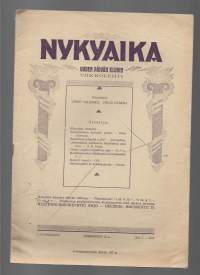 Nykyaika, Uuden Päivän Klubin viikkolehti 1918 nr 1