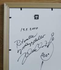 Johanna Oras, signeerattu painokuva &quot; Viattomuuden voima&quot;  , 34x24  cm kehystetty