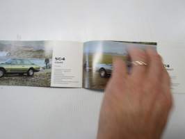 Peugeot mallisto 1977 -myyntiesite / sales brochure