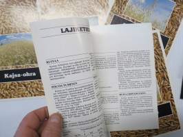 Tiitus-kaura, Svea-kaura, Kustaa-ohra, Eva-ohra, Kajsa-ohra -myyntiesite 5 kpl yhdessä