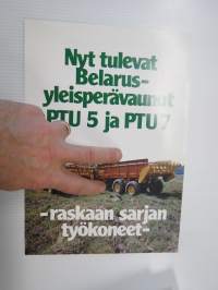 Belarus PTU 5 &amp; PTU 7 traktoriperävaunut -myyntiesite