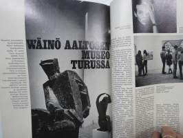 Avotakka 1968 nr 3, Huonekalumessut Kölnissä mm. Pastilli, Venekesä 1968, Takka artiikkeli - arkkitehtien piirt. takkoja, Wäinö Aaltosen museo Turku, Uutta froteeta
