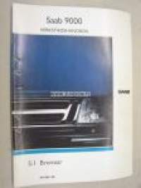 Saab 9000 Verkstadshandbok 5:1 Bromsar M 1985-90 -korjaamokirjasarjan osa ruotsiksi