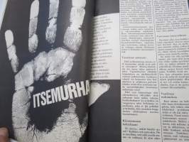 Me Naiset 1970 nr 4, 28.1.1970, Kansikuva Terhi Panula, Tiina Harpf, Kristiina Repo, Mies osa 3., Miten valita valo, Juhani Pallasmaa, Kirsti Pajari, Itsemurha...