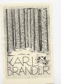 Karl Brander -Ex libris