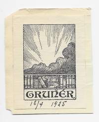 Gruner 1925  - Ex Libris
