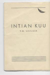 Intian kuu ym lauluja  Turku 1946