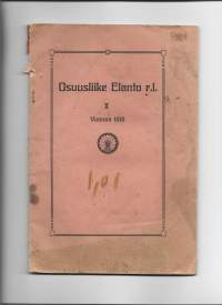 Elanto 1915  -  vuosikertomus