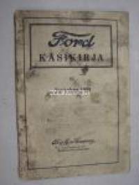 Ford 1923 -käsikirja / käyttöohjekirja toukokuu 1923