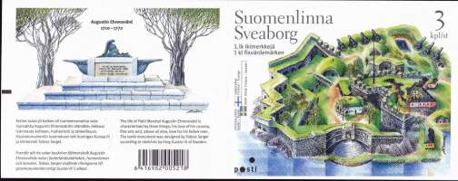 Suomi - Postimerkkivihko V67 Suomenlinna-Viapori-Sveaborg ** postituore (LAPE 1787-89)