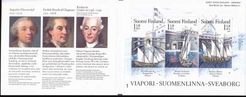 Suomi - Postimerkkivihko V67 Suomenlinna-Viapori-Sveaborg ** postituore (LAPE 1787-89)